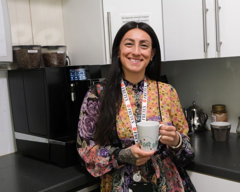 Luz Marina er jobbkonsulent i Fretex