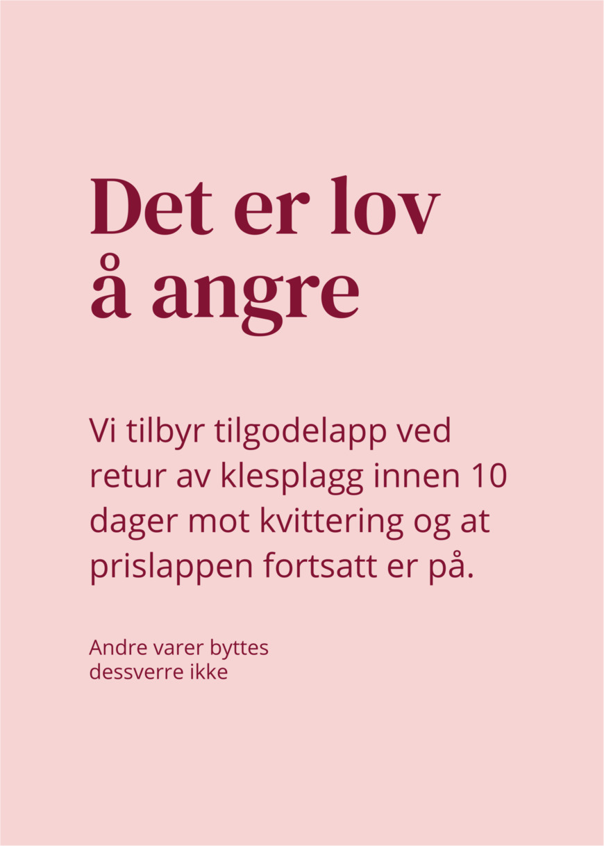 Angrefrist i Fretexbutikkene