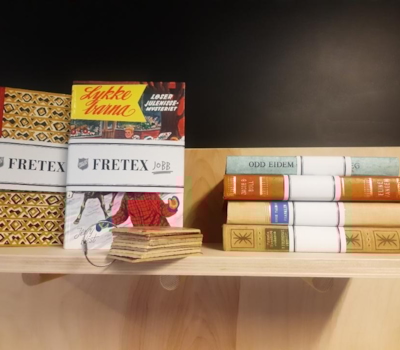 Redesignede bøker fra Fretex