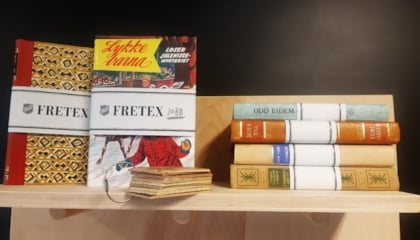 Redesignede bøker fra Fretex
